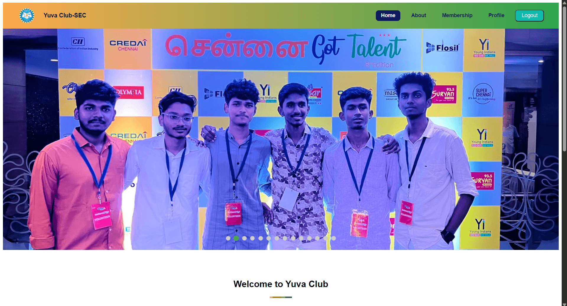YUVA - Full-Stack Membership Management Web Application