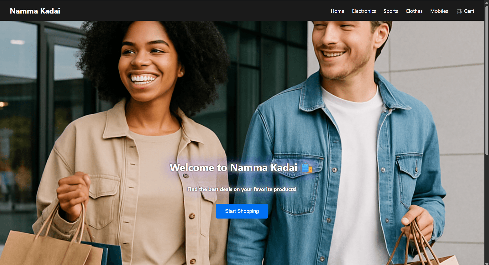 Namma Kadai - Full-Stack E-commerce Web Application